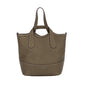 ⑲ HANDMADE Hanging Basket Bag Vegetable Basket Leather Shoulder Bags Female New