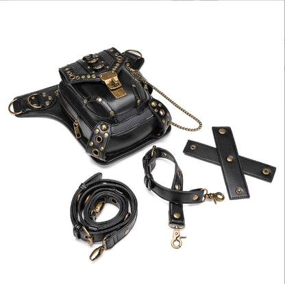 ㉙HANDBAG Vintage Biker Handbag Women's Crossbody Handbag