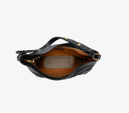 ㉑ HANDMADE Small Vegetable Tanned Sheepskin Commuter Shoulder Crossbody Underarm Soft Bag